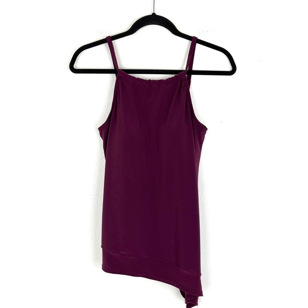 Dreamsuit Tankini Top Padded Shelf Bra Slimming Style Plum Purple - Picture 2 of 7